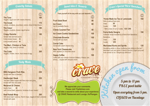 Menu Design by Parul for Wow Thailand | Design: #4518286