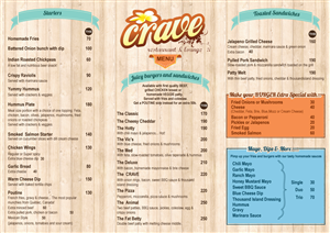 Menu Design by Parul for Wow Thailand | Design: #4522939