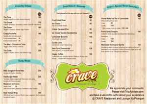 Menu Design by Parul for Wow Thailand | Design: #4522947