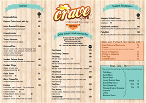 Menu Design by Parul for Wow Thailand | Design: #4524581