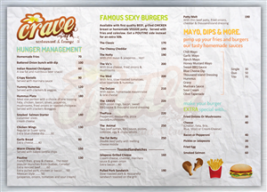 Fresh easy to read restaurant menu | Menu Design by Sbss