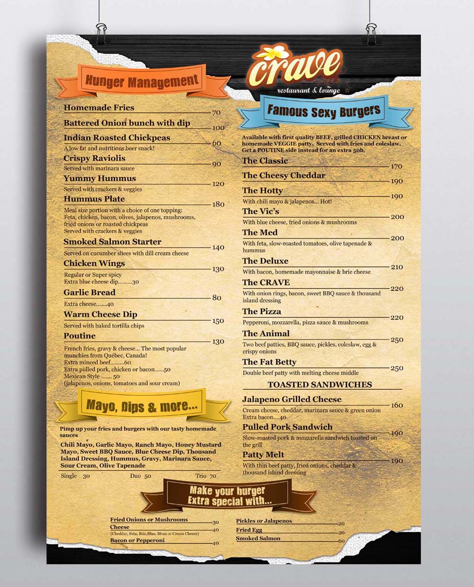 Design de Menu par ESolz Technologies pour Wow Thailand | Design #4510324