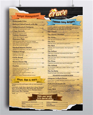 Menu Design by ESolz Technologies