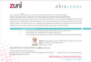 Design Invitation par Getarts pour Zuni | Design #4518767