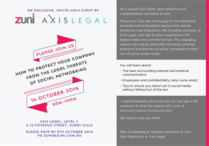 Invitation Design by asouthern89 for Zuni | Design: #4521926