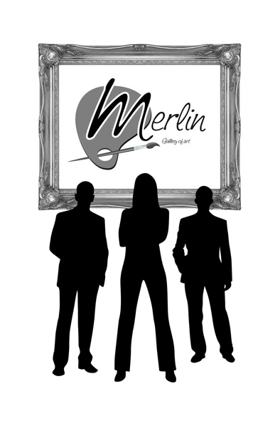 Logo Design by jose mejias for Merlin Frame Maker & Art Gallery Pte Ltd | Design #4498080