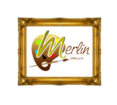 Logo Design by jose mejias for Merlin Frame Maker & Art Gallery Pte Ltd | Design #4498102