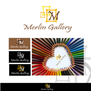 Logo Design by RTsigPro for Merlin Frame Maker & Art Gallery Pte Ltd | Design #4493237