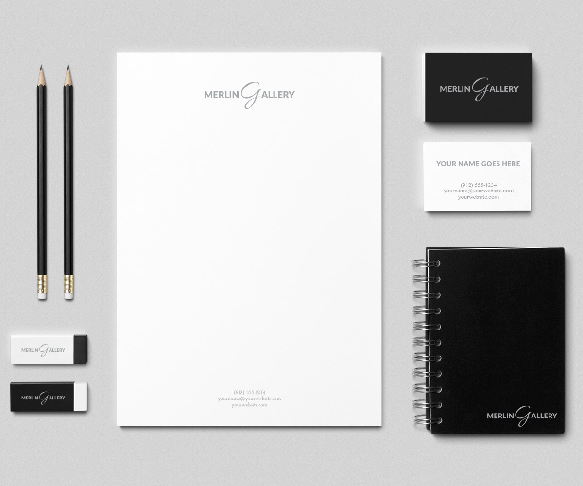 Logo Design by Sina4U for Merlin Frame Maker & Art Gallery Pte Ltd | Design #4533336