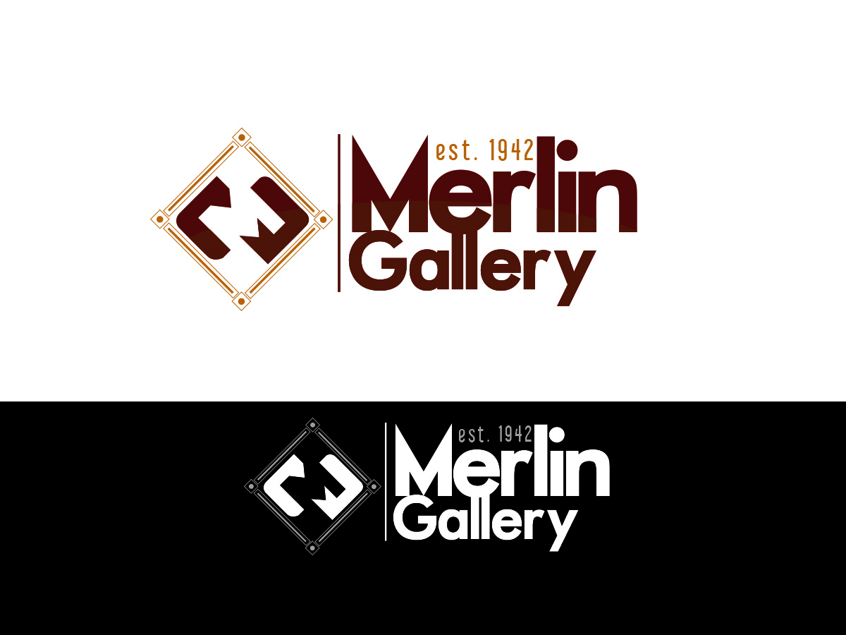 Logo Design by nextconcept for Merlin Frame Maker & Art Gallery Pte Ltd | Design #4560005