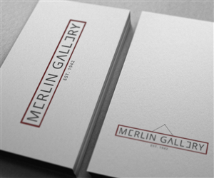 Logo Design by CZP for Merlin Frame Maker & Art Gallery Pte Ltd | Design: #4534806