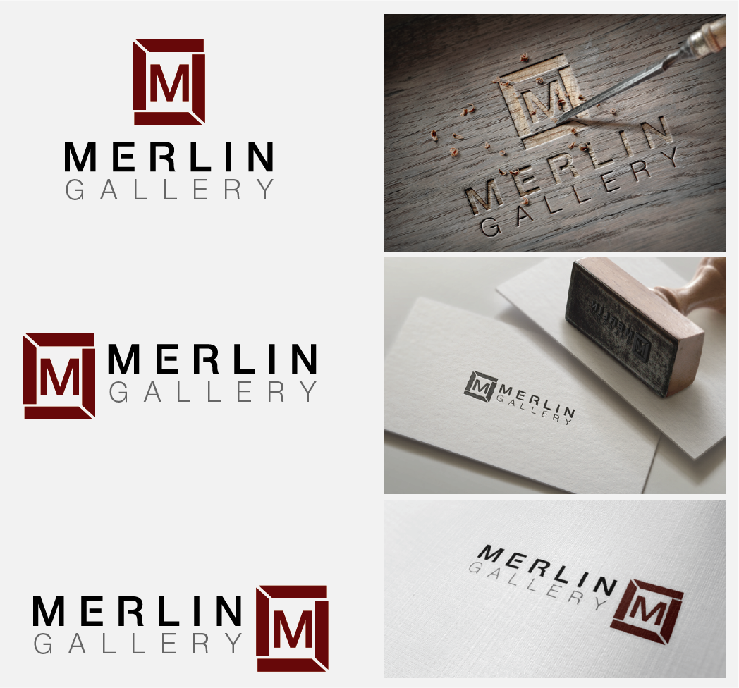 Logo Design by Shirlei Patricia for Merlin Frame Maker & Art Gallery Pte Ltd | Design #4501434