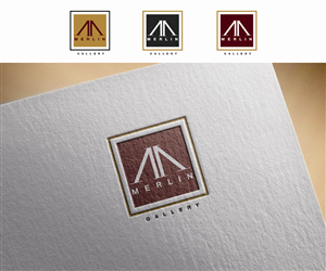 Logo Design by ChicD for Merlin Frame Maker & Art Gallery Pte Ltd | Design: #4517447