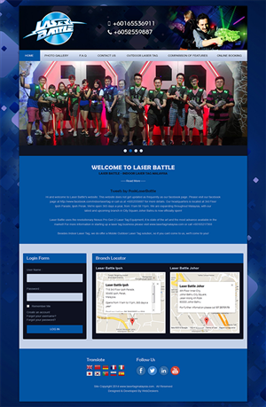 Wordpress Design by web deskers for Partywizards | Design #4569867