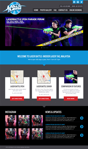 Wordpress Design by loukoz for Partywizards | Design: #4583873