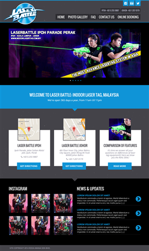 Wordpress Design by loukoz for Partywizards | Design: #4583895