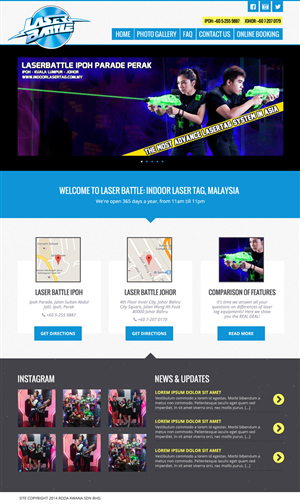 Wordpress Design by loukoz for Partywizards | Design: #4583900