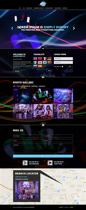 Wordpress Design by Impressive Solutions for Partywizards | Design: #4546035
