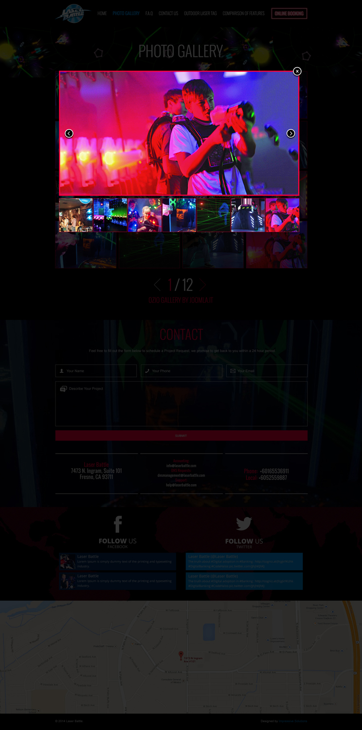 Wordpress Design by Impressive Solutions for Partywizards | Design #4555407