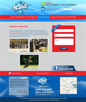 Wordpress Design by Madj Rosana for Partywizards | Design: #4595166