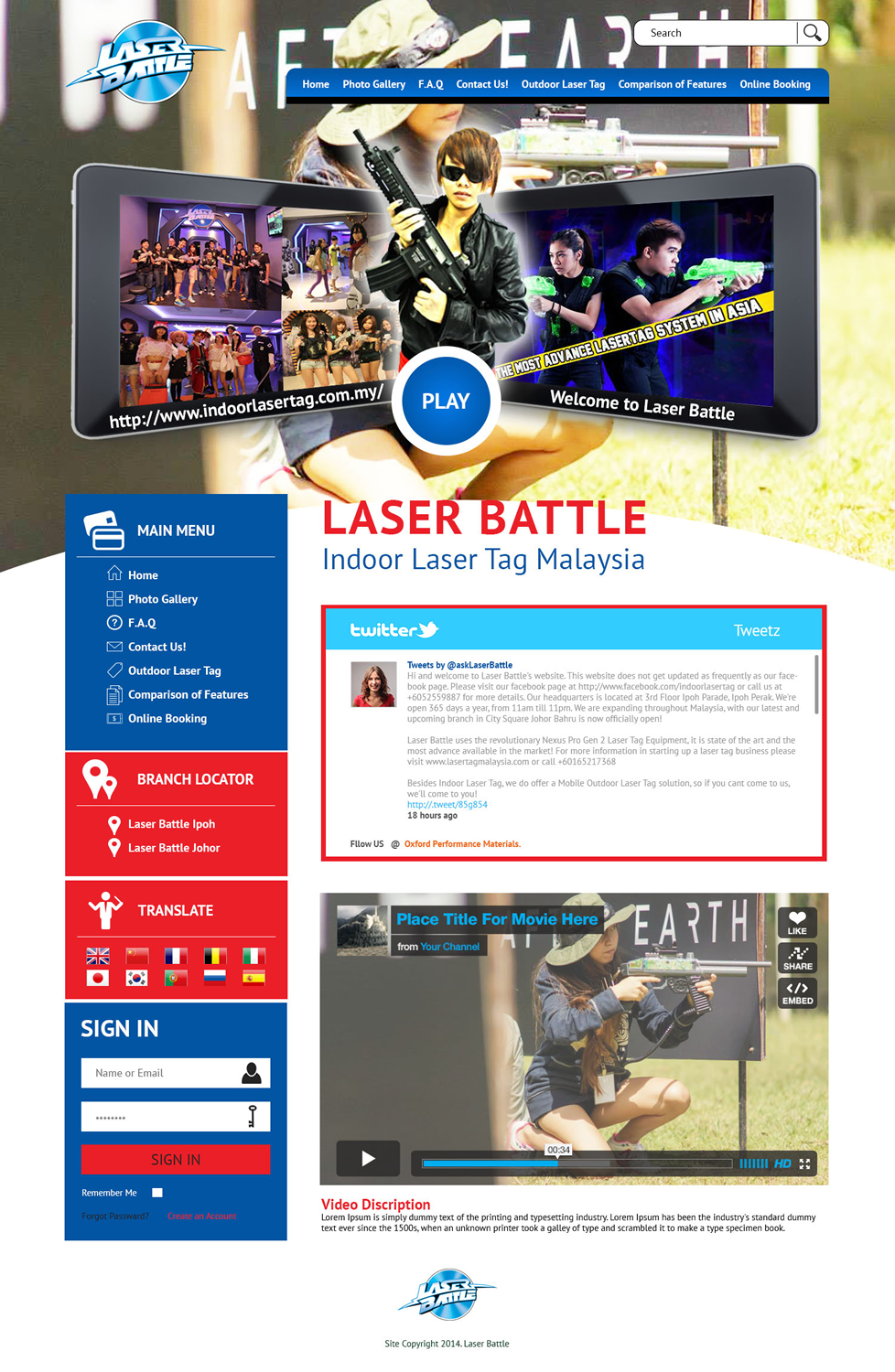 Design Wordpress par TechWise pour Partywizards | Design #4578807