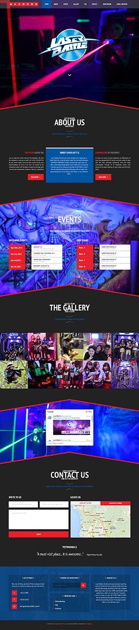 Wordpress Design by Da Miracle for Partywizards | Design: #4630391