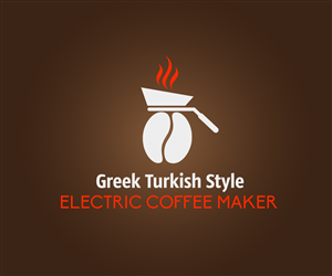 Greek Turkish Style Electric coffee maker | Logo Design by JuanDeLaCruz