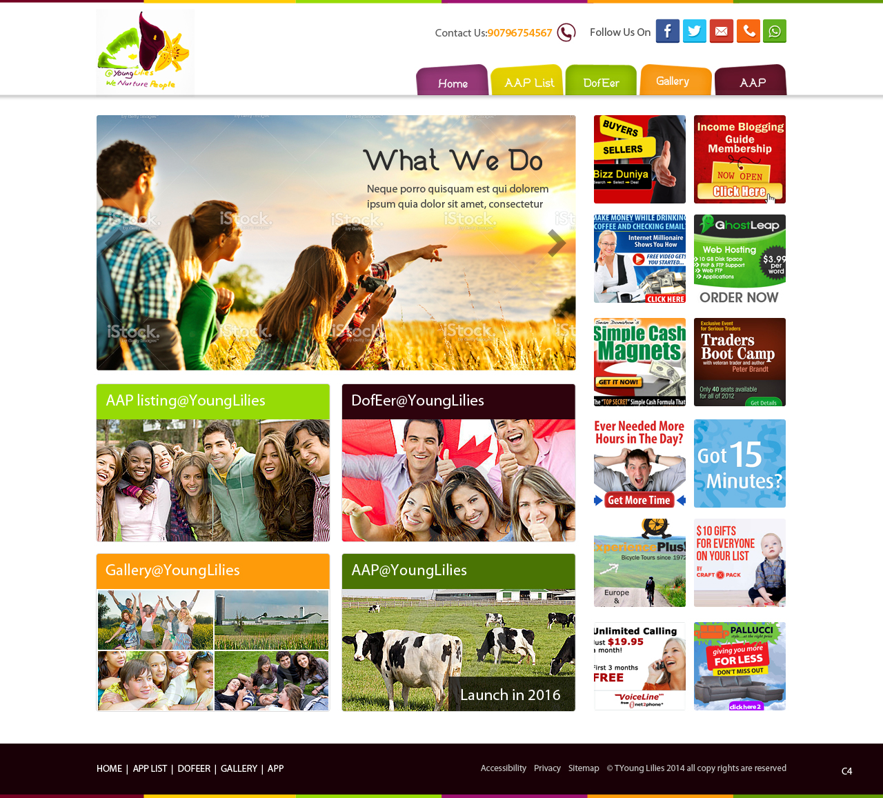 Web Design by pb for Young Lilies Limited | Design #4524232