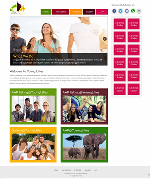 Web Design by pb for Young Lilies Limited | Design: #4531566