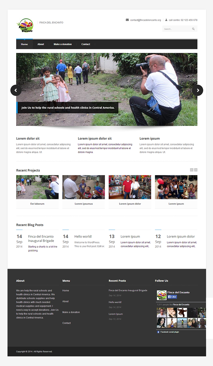 WordPress-Design von WebOne für dieses Projekt | Design #4505625