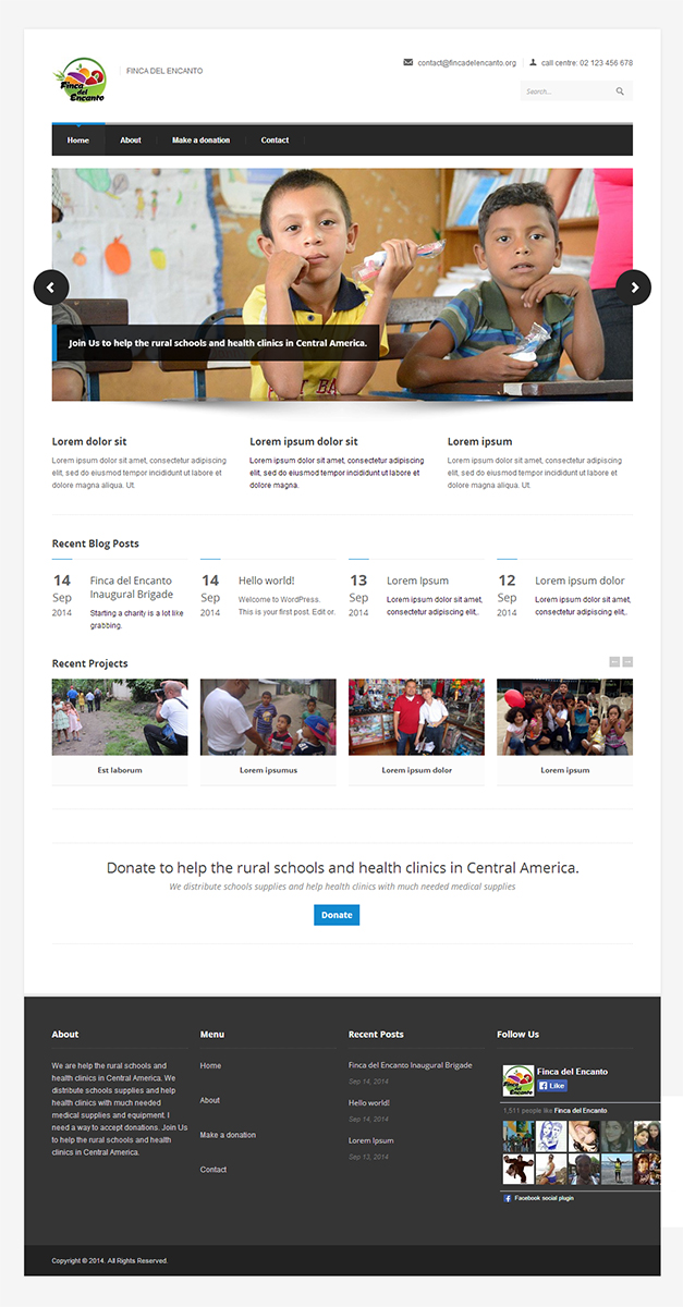 Wordpress Design by WebOne for this project | Design #4505627