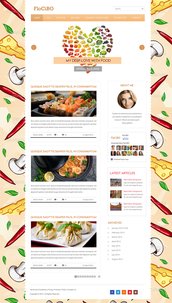 WordPress-Design von Infinity Pix für dieses Projekt | Design #4540176