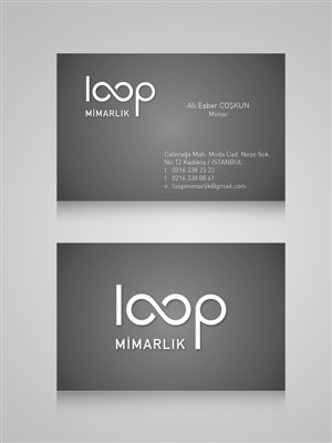 Business Card Design by Oguz Aybar for this project | Design: #202974