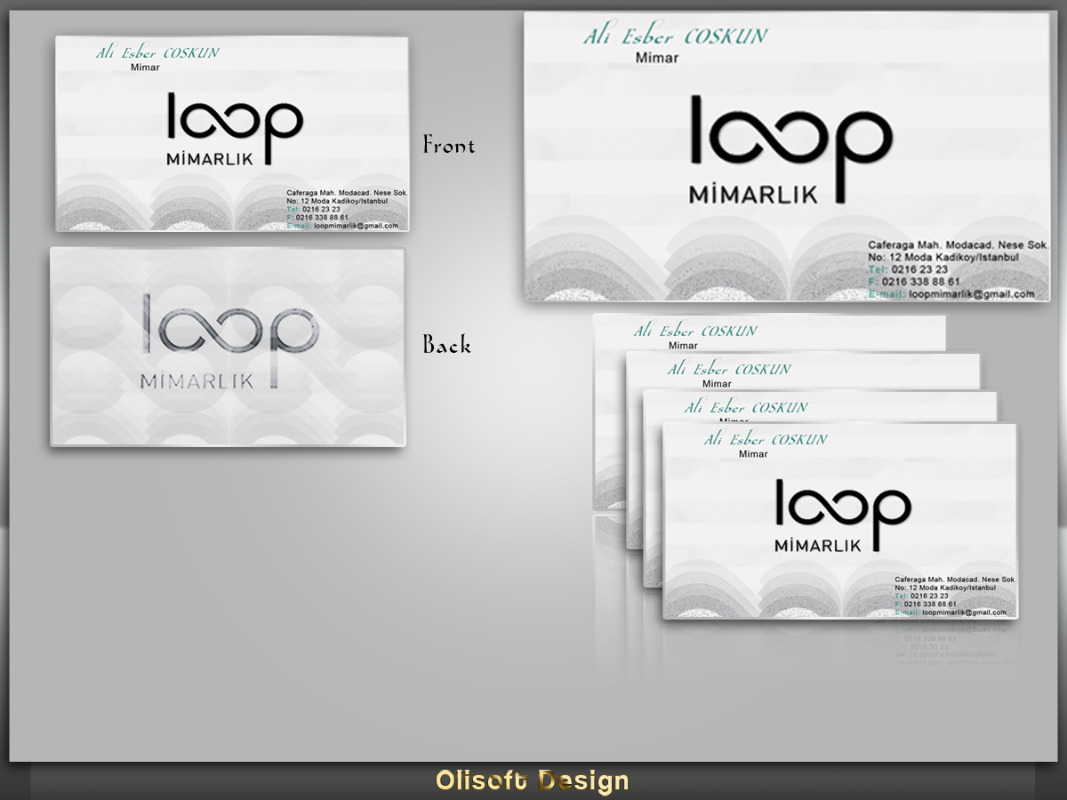 Business Card Design by Olisoft for this project | Design #201838