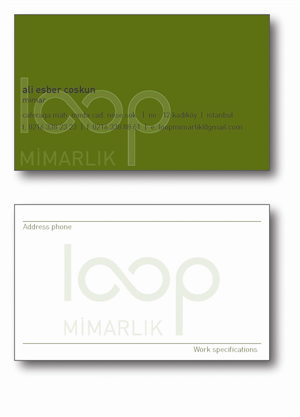 Business Card Design by xy&z(ee) for this project | Design: #209309