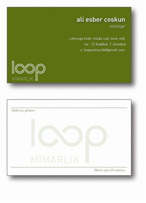 Business Card Design by xy&z(ee) for this project | Design: #209310