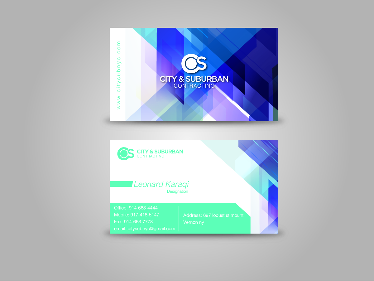 Visitenkarten-Design von MSMdesigner für dieses Projekt | Design #4500736