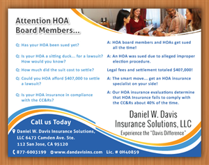 Insurance Postcard Design | Postkarten-Design von Sbss