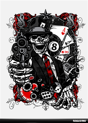 HUSTLE & FLOW shirt  | T-shirt Design by gekgrfx