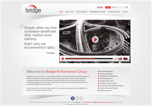 Diseño Web por Latest Design Ideas para Bridge Performance Group Inc. | Diseño: #1617675