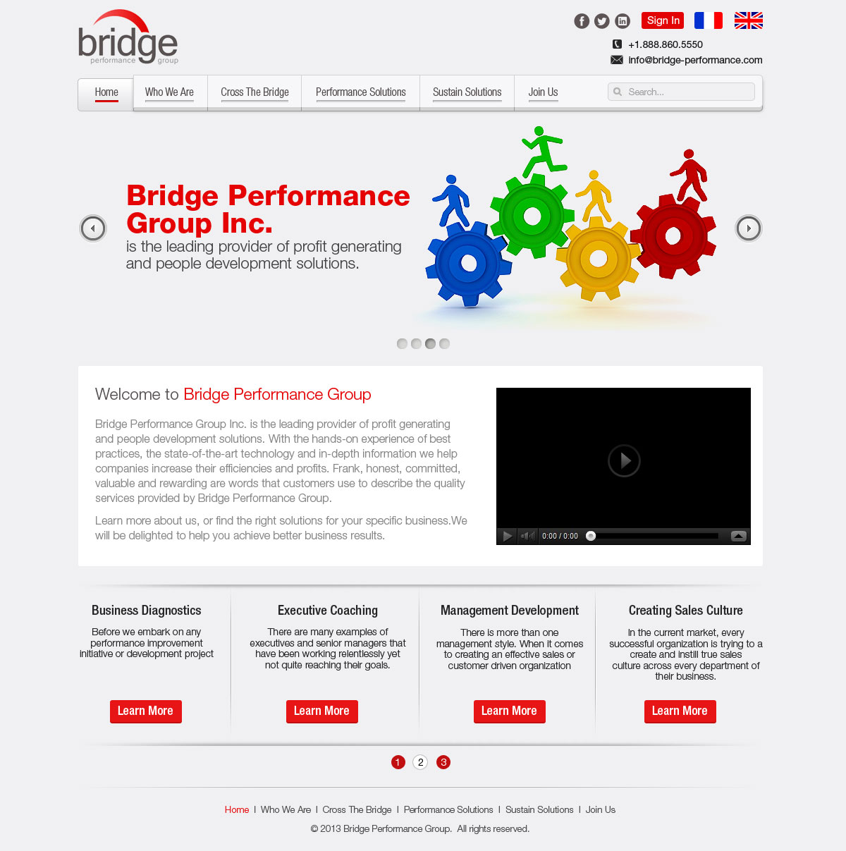 Diseño Web por Latest Design Ideas para Bridge Performance Group Inc. | Diseño #1648222