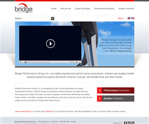 Web Design by Channel Studio for Bridge Performance Group Inc. | Design: #2216903