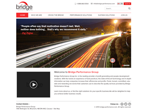 Diseño Web por Extantstudio para Bridge Performance Group Inc. | Diseño: #2215642