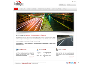 Web Design by pb for Bridge Performance Group Inc. | Design: #1282077