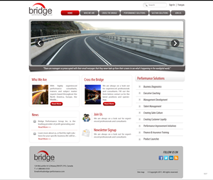 Web Design by pb for Bridge Performance Group Inc. | Design: #1287494