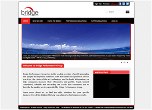 Diseño Web por hobsonschoice para Bridge Performance Group Inc. | Diseño: #1642215