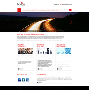 Diseño Web por Impressive Sol para Bridge Performance Group Inc. | Diseño #1278325