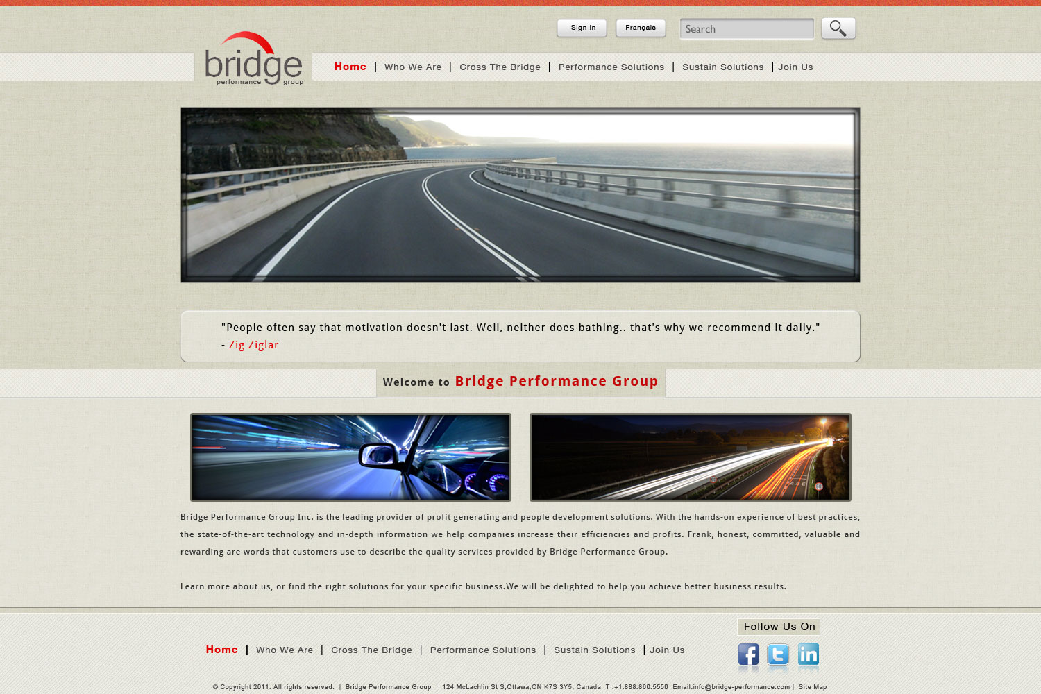 Diseño Web por Eminents Infosoft para Bridge Performance Group Inc. | Diseño #1288800