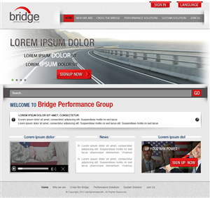 Diseño Web por Eminents Infosoft para Bridge Performance Group Inc. | Diseño: #1288803