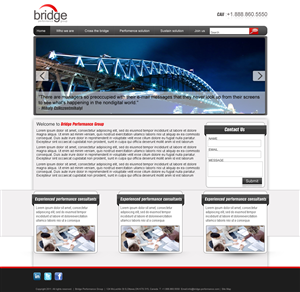 Diseño Web por MAS para Bridge Performance Group Inc. | Diseño: #1287809
